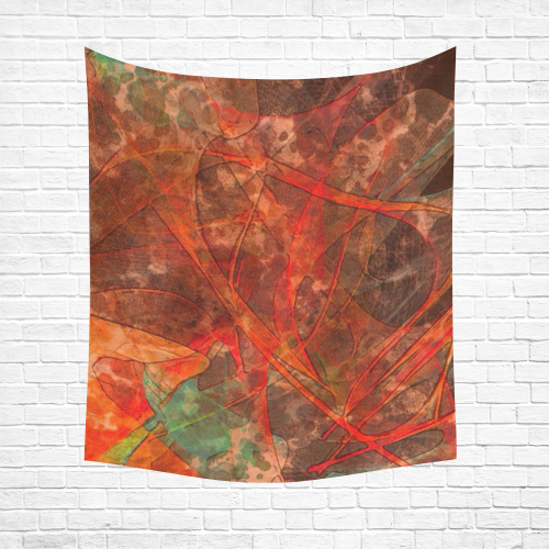 abstract art 916C Cotton Linen Wall Tapestry 51"x 60"