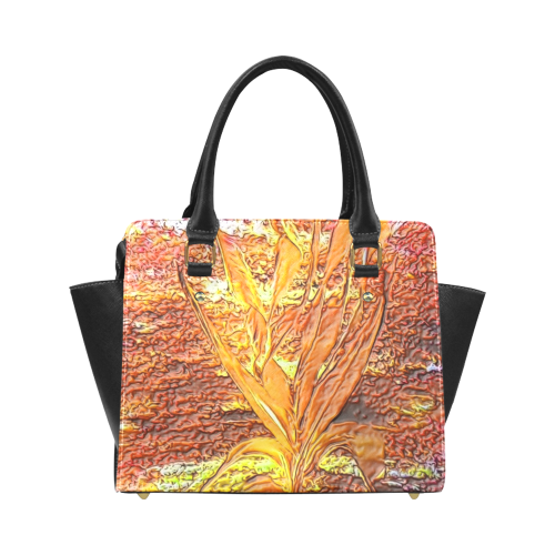 Palm by Nico Bielow (Original Painting) Classic Shoulder Handbag (Model 1653)