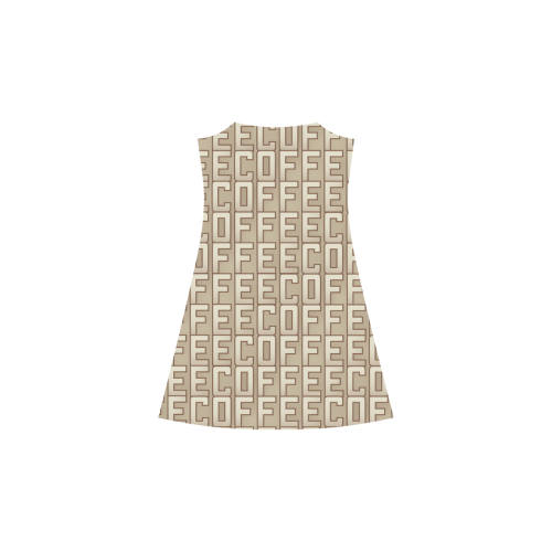 Coffee Overload Alcestis Slip Dress (Model D05)