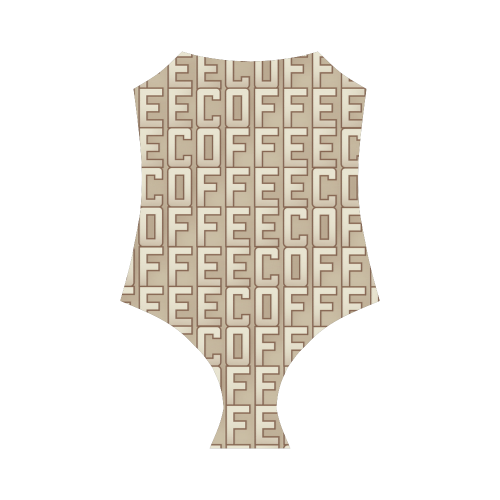 Coffee Overload Strap Swimsuit ( Model S05)