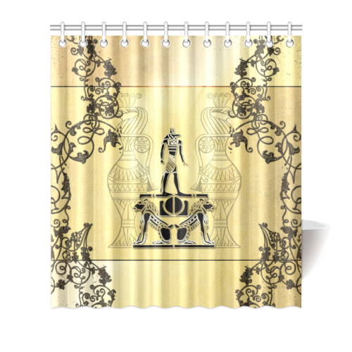 Anubis, the egypt god Shower Curtain 66"x72"