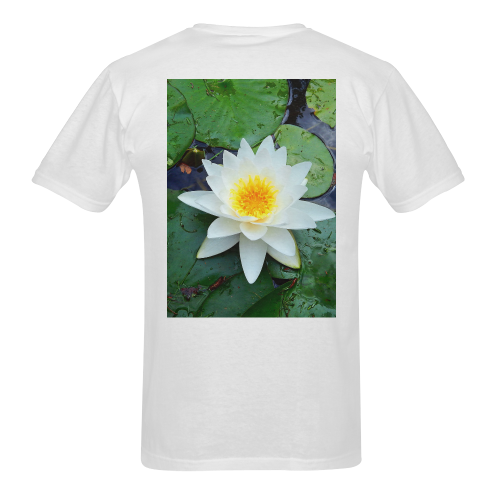 Waterlily Sunny Men's T- shirt (Model T06)