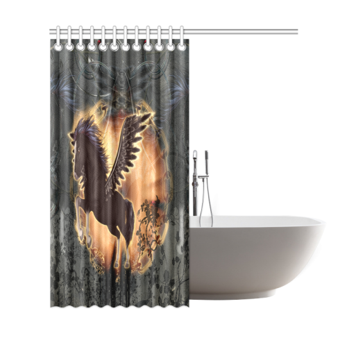 The dark pegasus Shower Curtain 69"x72"