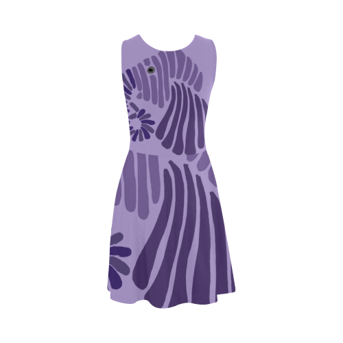 Funny Elephant Abstract Atalanta Sundress (Model D04)