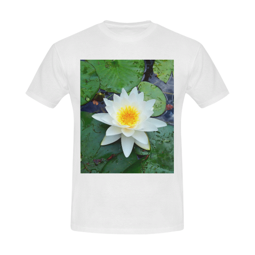 Waterlily Men's Slim Fit T-shirt (Model T13)