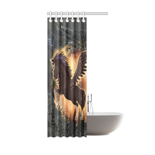 The dark pegasus Shower Curtain 36"x72"