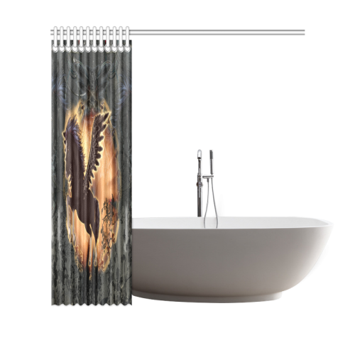 The dark pegasus Shower Curtain 69"x70"
