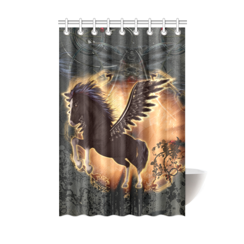 The dark pegasus Shower Curtain 48"x72"