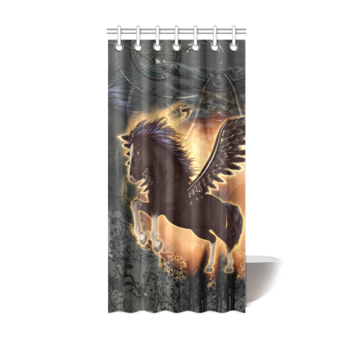 The dark pegasus Shower Curtain 36"x72"