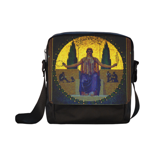 Peace Goddess Munich Crossbody Nylon Bags (Model 1633)