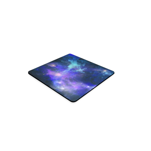 Blue Galaxy Square Coaster