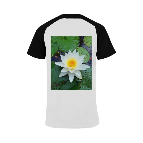 Waterlily Men's Raglan T-shirt (USA Size) (Model T11)