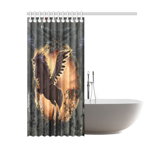 The dark pegasus Shower Curtain 60"x72"