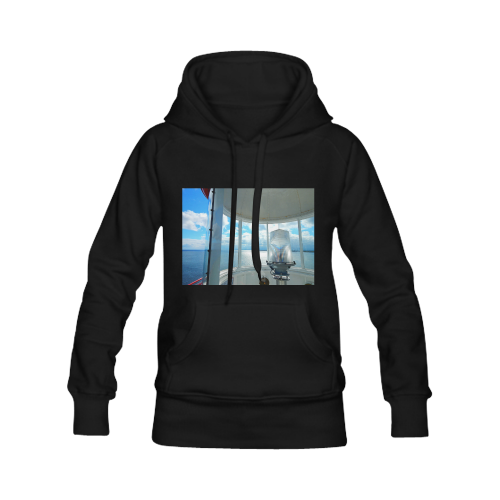 Lighthouse View Women's Classic Hoodies (Model H07)