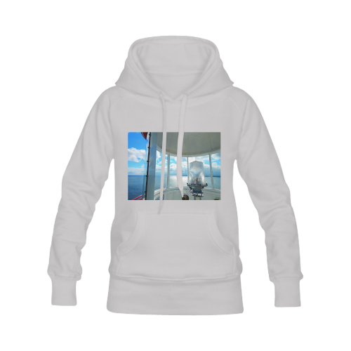 Lighthouse View Women's Classic Hoodies (Model H07)