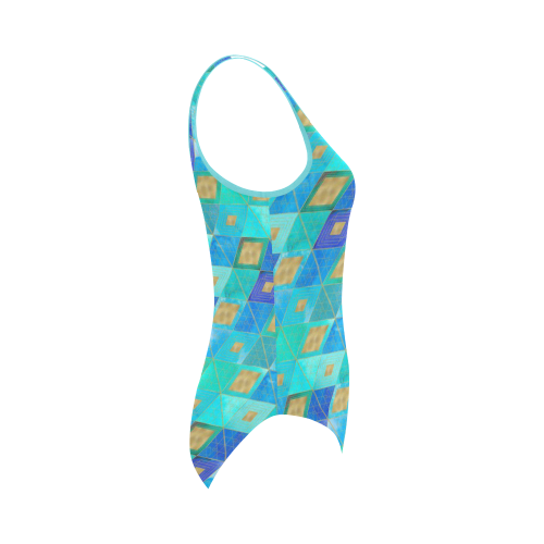 Under water Vest One Piece Swimsuit (Model S04)