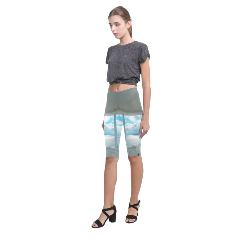 Lighthouse View Hestia Cropped Leggings (Model L03)