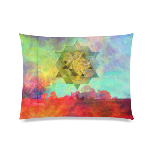 Summer Custom Zippered Pillow Case 20"x26"(Twin Sides)