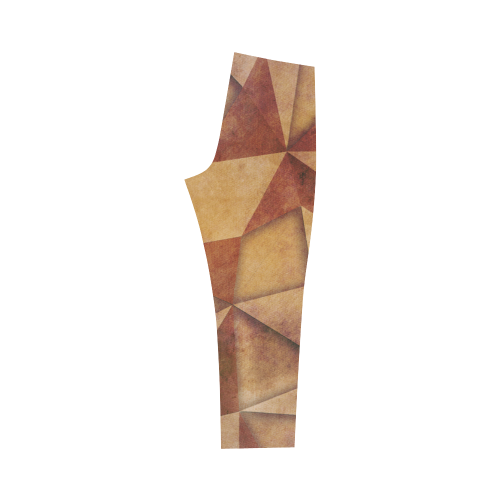 texture brown Capri Legging (Model L02)