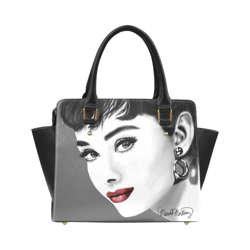 Audrey Hepburn Red Lips Classic Shoulder Handbag Model 1653 Id Audrey Hepburn Red Lips Classic Shoulder Handbag Model 1653