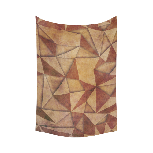 texture brown Cotton Linen Wall Tapestry 90"x 60"