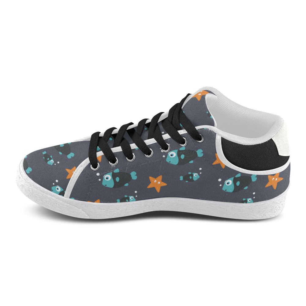 blue fish shoes