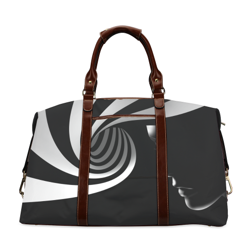 Black Chaos Classic Travel Bag (Model 1643)