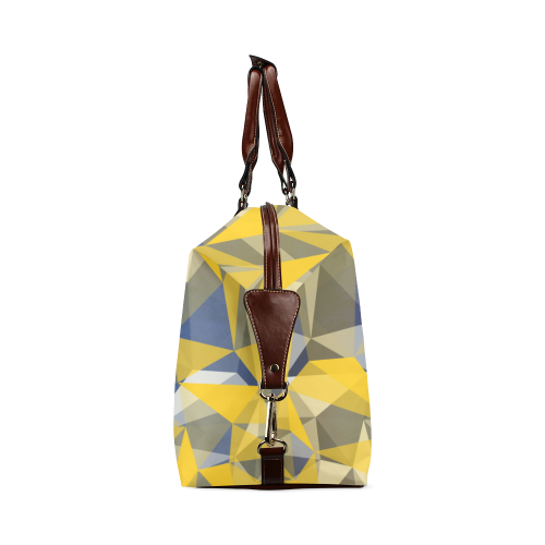 texture yellow Classic Travel Bag (Model 1643)