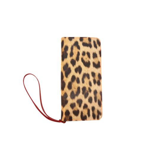 Leopard Skin Women's Clutch Wallet (Model 1637)