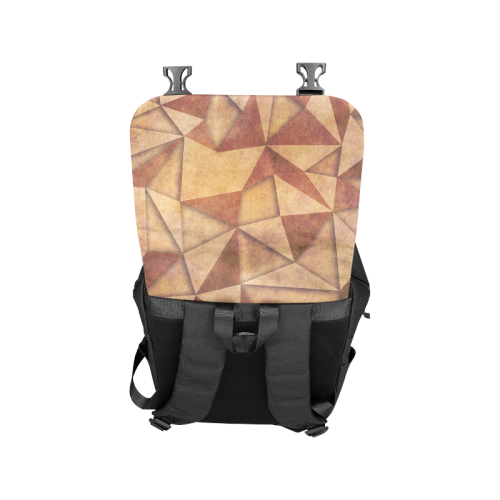 texture brown Casual Shoulders Backpack (Model 1623)