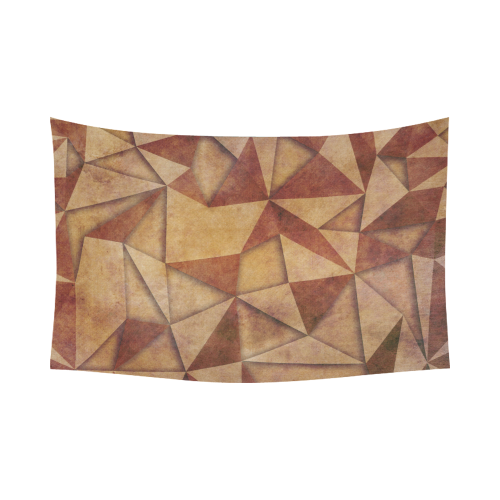 texture brown Cotton Linen Wall Tapestry 90"x 60"