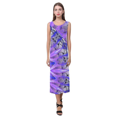 Abstract Plum Ice Crystal Palace Lattice Lace