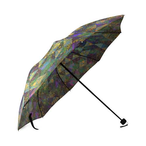 geometric art Foldable Umbrella (Model U01)