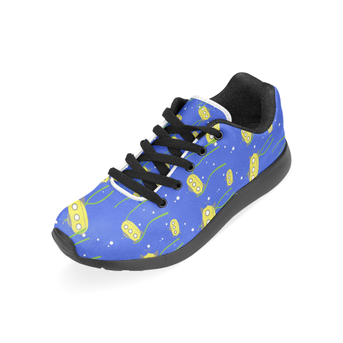 Yellow small submarine   - cartoon and yellow Women’s Running Shoes (Model 020)