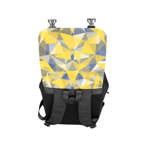 texture yellow Casual Shoulders Backpack (Model 1623)