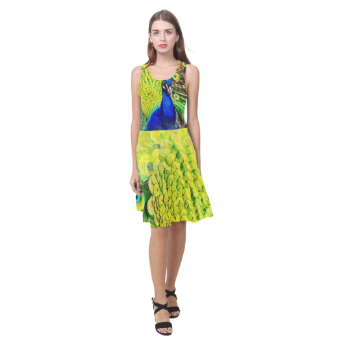 peacock Atalanta Casual Sundress(Model D04)