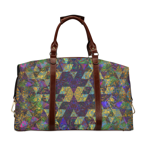 geometric art Classic Travel Bag (Model 1643)