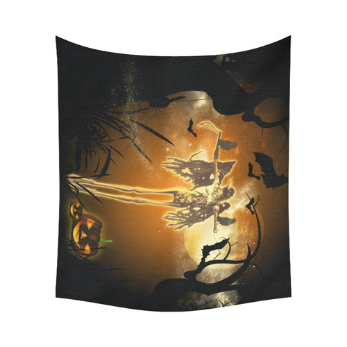 Halloween design Cotton Linen Wall Tapestry 60"x 51"