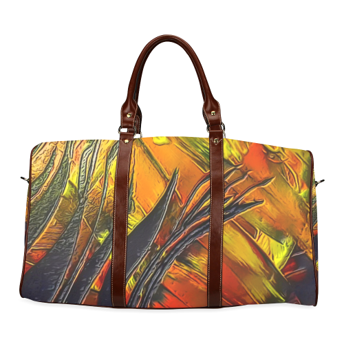 Fire Flames (Self paint) by Nico Bielow Waterproof Travel Bag/Small (Model 1639)