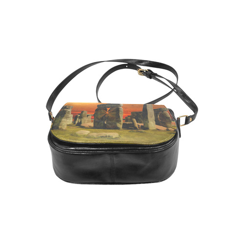 Stonehenge Sunset Classic Saddle Bag/Large (Model 1648)