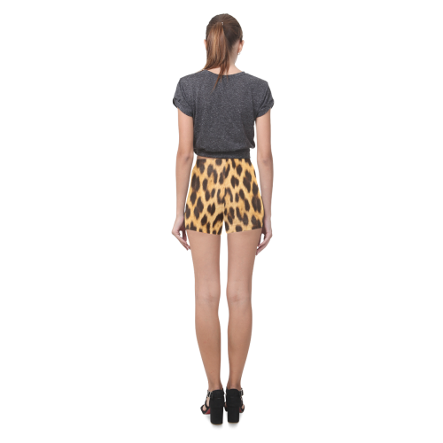 Leopard Skin Briseis Skinny Shorts (Model L04)