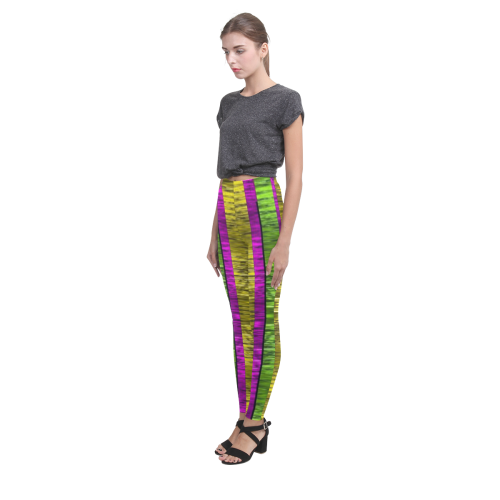 Rainbow love for the nature and sunset Cassandra Women's Leggings (Model L01)