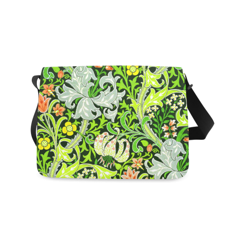 floral messenger bag