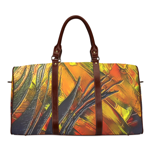 Fire Flames (Self paint) by Nico Bielow Waterproof Travel Bag/Small (Model 1639)