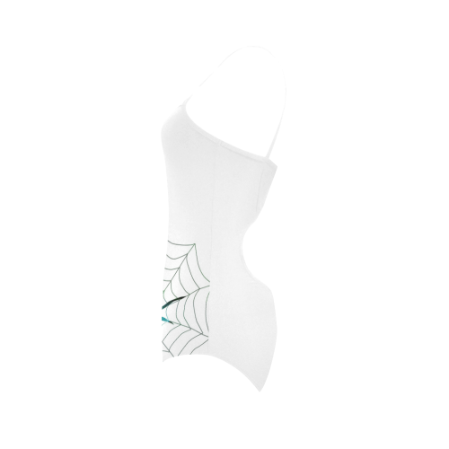 Spider on a web Strap Swimsuit ( Model S05)