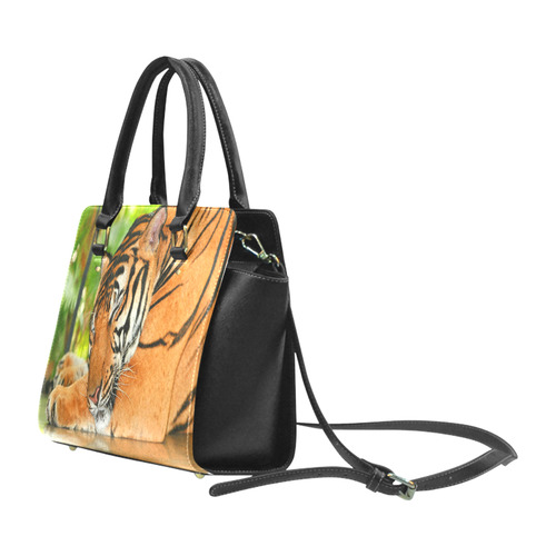 Sleeping Tiger Classic Shoulder Handbag (Model 1653)