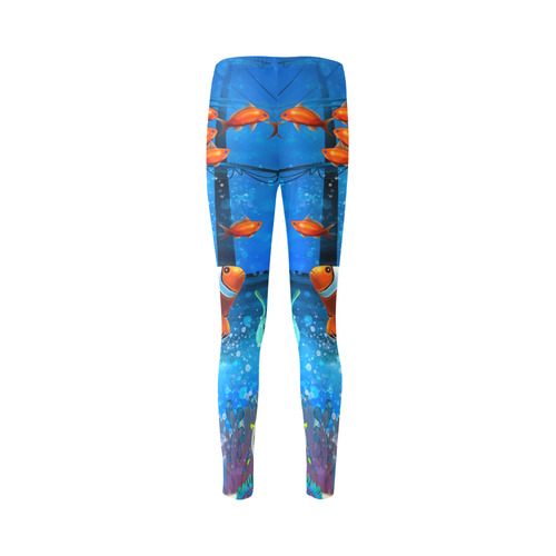 Underwater Sea Tropical Fish Coral Cassandra Women's Leggings (Model L01)