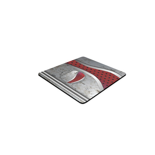 3D metal textured art Square Coaster