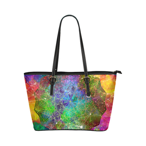 galaxy Leather Tote Bag/Large (Model 1651)