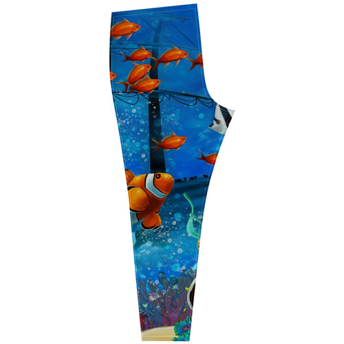 Underwater Sea Tropical Fish Coral Cassandra Women's Leggings (Model L01)